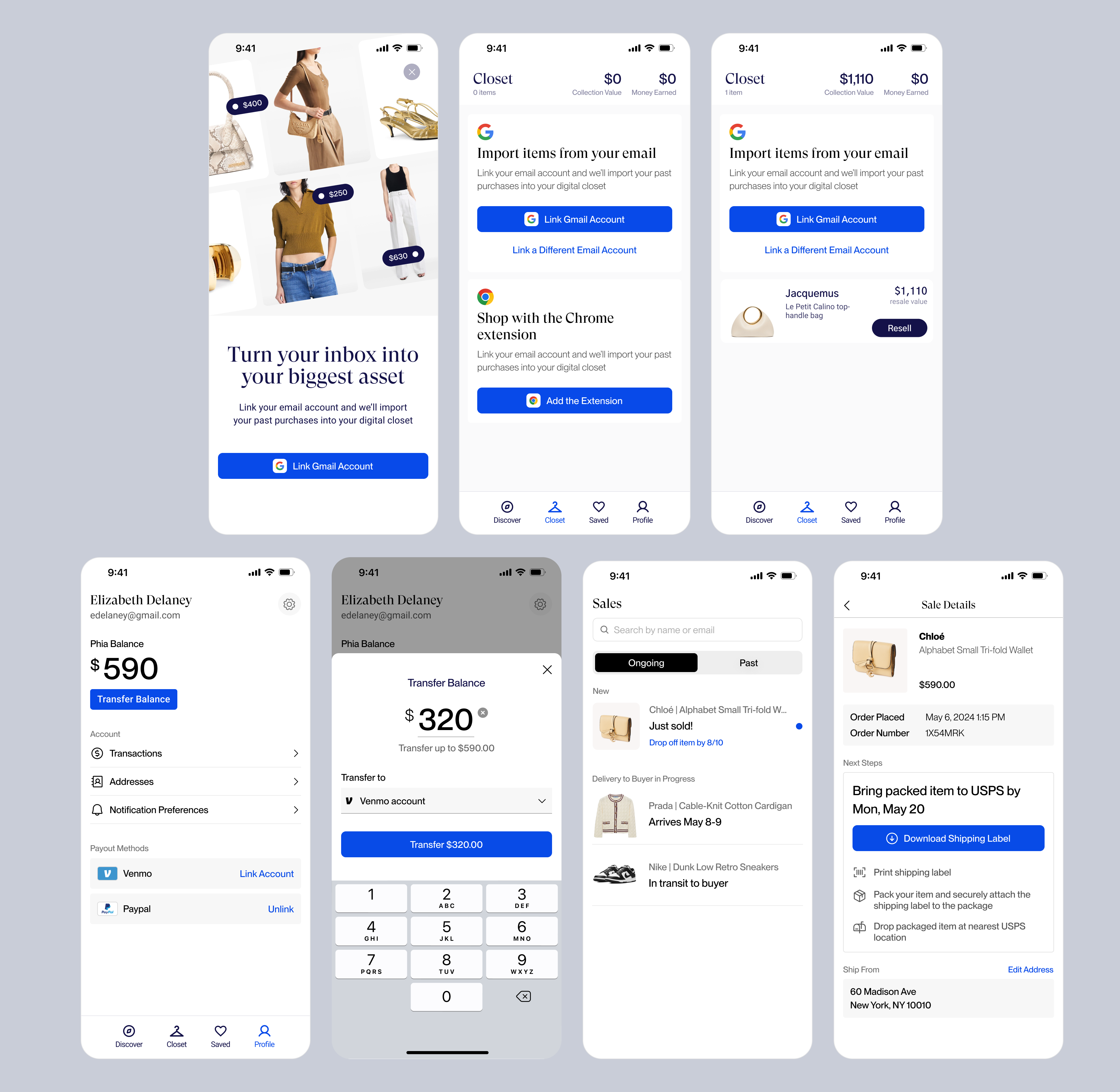 Phia resale marketplace interface
