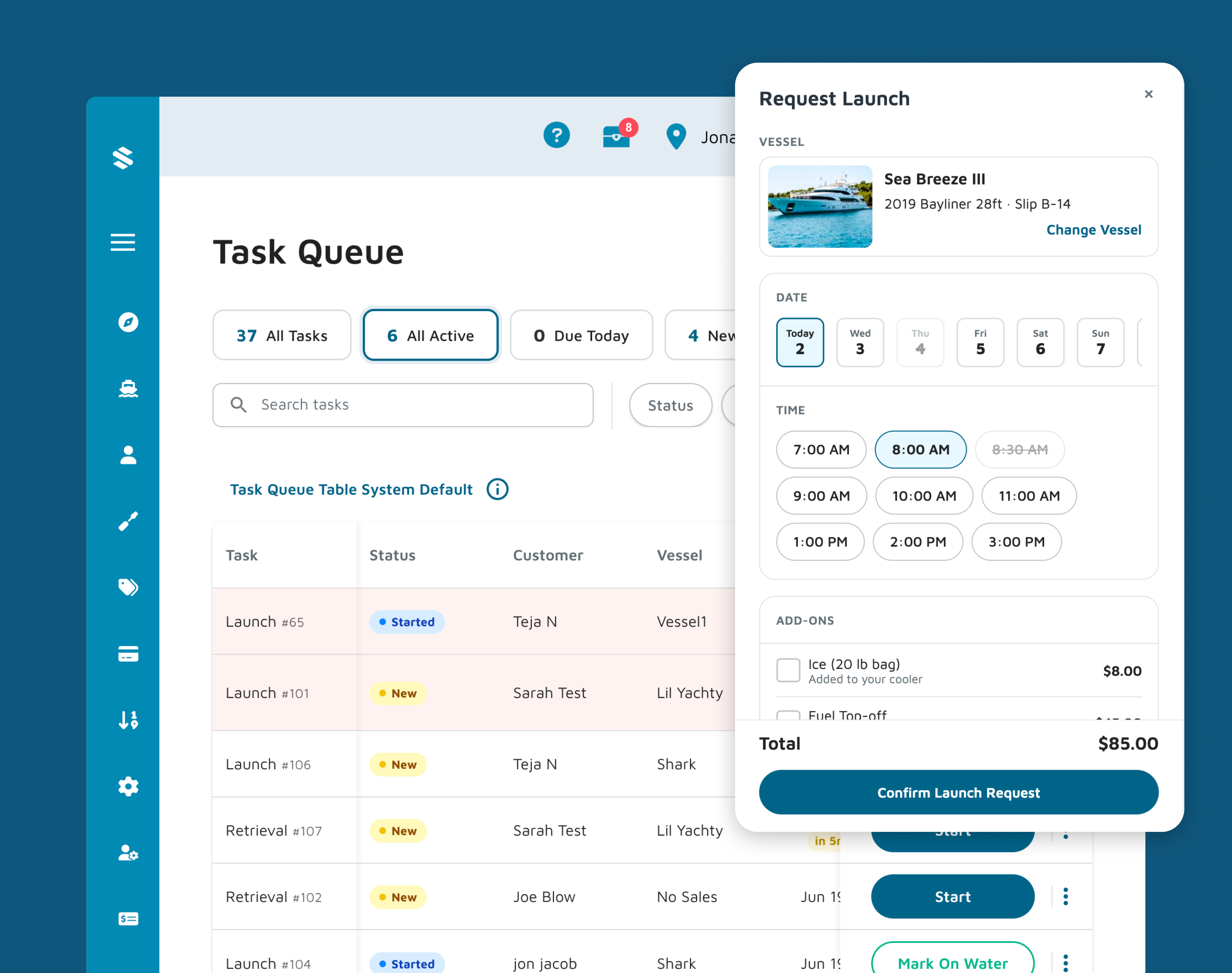 Aptihealth care plan interface